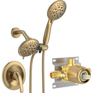 High Pressure 3-Way Rainfall Shower Faucet,3 in 1 Shower Head & Handheld Shower